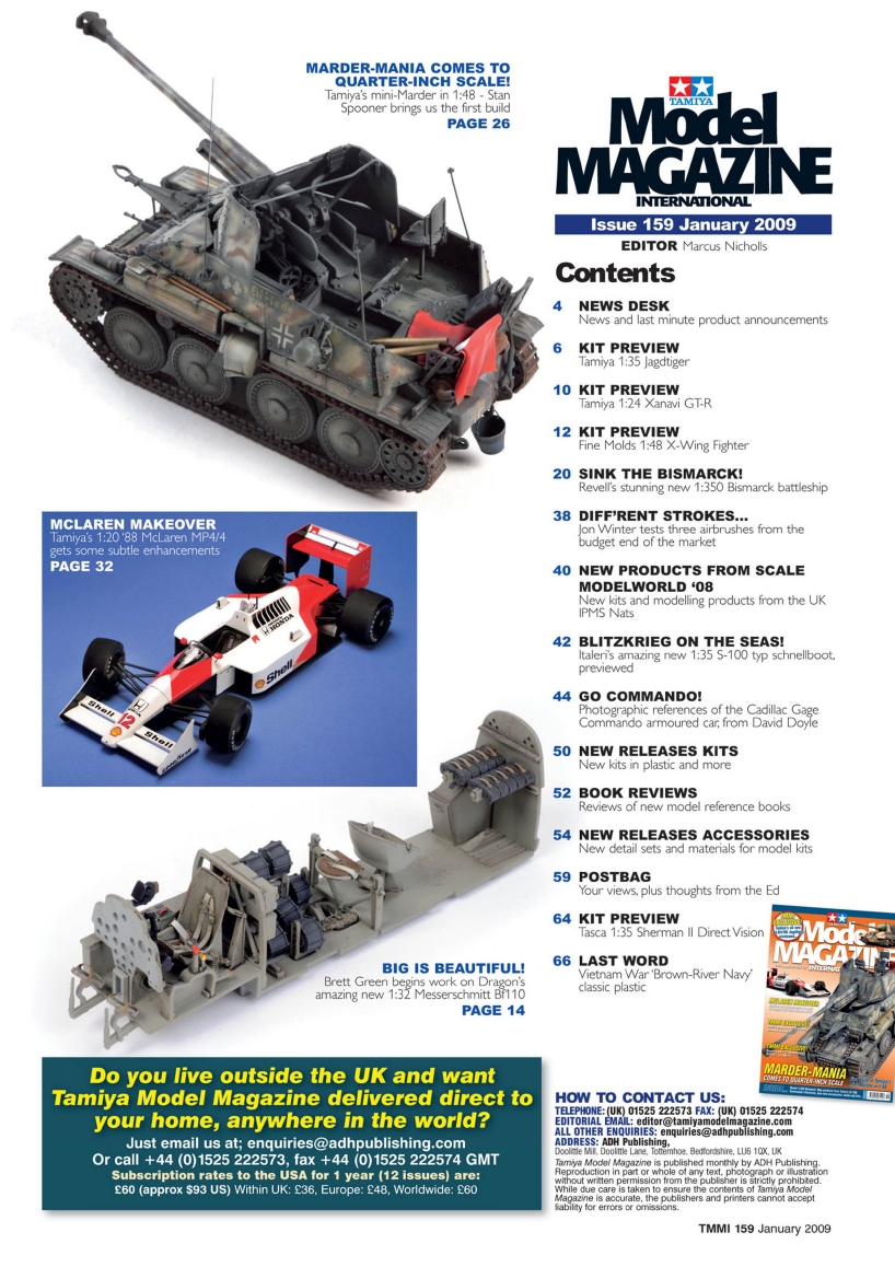 Tamiya Model Magazine 159 (2009-01)